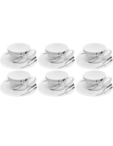 TENDENZE SET 6 TAZZE THE CON PIATTINO - DUNE...