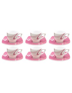 TENDENZE SET 6 TAZZE CAFFE CON PIATTINO - AKITA