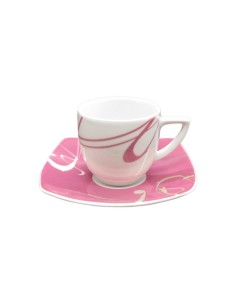 TENDENZE SET 6 TAZZE CAFFE CON PIATTINO - AKITA 2