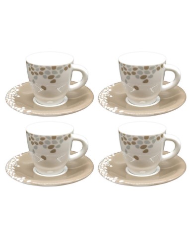 TENDENZE SET 4 TAZZINE CAFFE 10 CL - LISTY