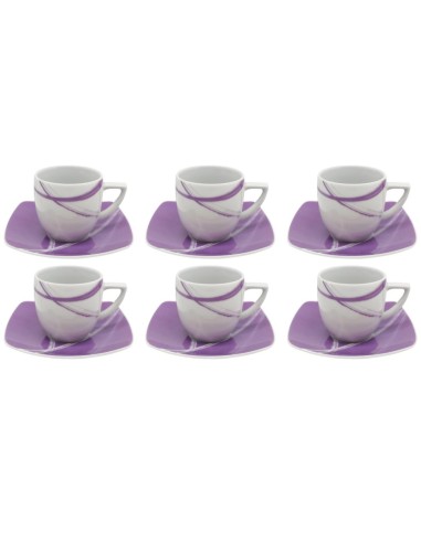 TENDENZE SET 6 TAZZE CAFFE - BRUSH