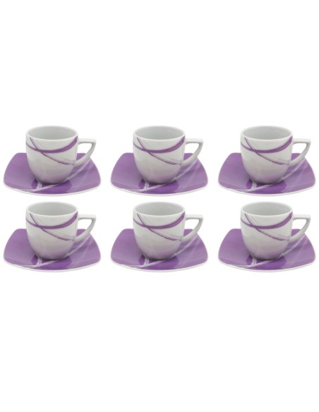 TENDENZE SET 6 TAZZE CAFFE - BRUSH