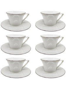 NARUMI SET 6 TAZZE THE - PEARL MOZAIK