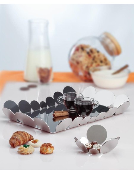 ELLEFFE VASSOIO 39X27 CM - CIOCCO