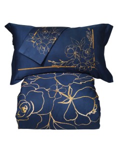 GALIZZI PARURE COPRIPIUMINO MATRIMONIALE IN RASO -...