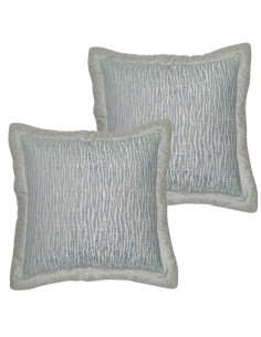 DAVID SET 2 CUSCINI ARREDO IN TESSUTO JACQUARD