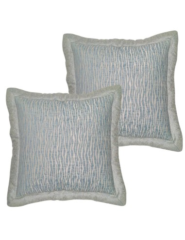 DAVID SET 2 CUSCINI ARREDO IN TESSUTO JACQUARD