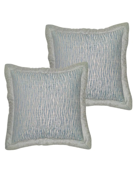DAVID SET 2 CUSCINI ARREDO IN TESSUTO JACQUARD