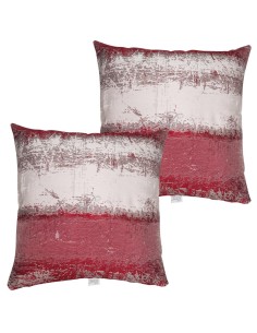 DAVID SET 2 CUSCINI ARREDO IN TESSUTO JACQUARD