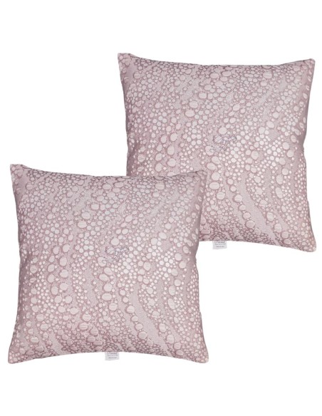DAVID SET 2 CUSCINI ARREDO IN TESSUTO JACQUARD