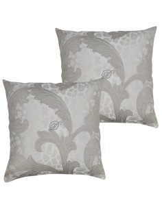DAVID SET 2 CUSCINI ARREDO IN TESSUTO JACQUARD