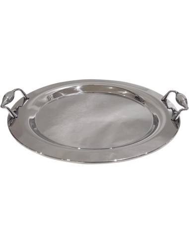 TRESORS VASSOIO TONDO IN ACCIAIO - VALERY