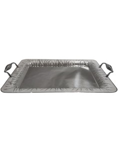 TRESORS VASSOIO RETTANGOALRE 45X31 CM IN ACCIAIO - CAMPANIA