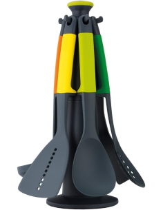 JOSEPH JOSEPH SET 6 UTENSILI DA CUCINA CON SUPPORTO...