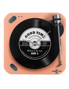 MASCAGNI OROLOGIO IN VETRO 30X30 CM - LOVE IS LOVE