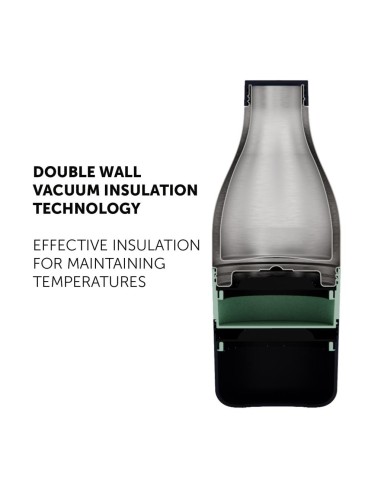 TREBONN BOTTIGLIA TERMICA MULTISCOMPARTO 2 IN 1...