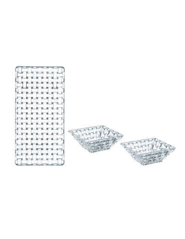 NACHTMANN SET ANTIPASTIERA 3 PZ - BOSSA NOVA