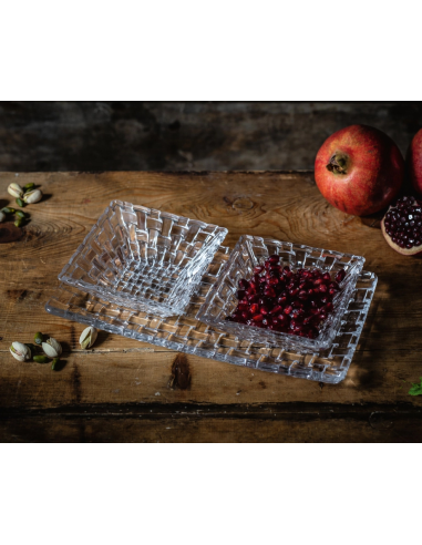 NACHTMANN SET ANTIPASTIERA 3 PZ - BOSSA NOVA