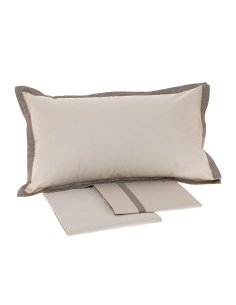 BORBONESE COMPLETO LENZUOLA MATRIMONIALE IN RASO - MINIMAL