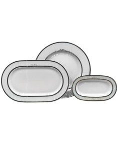 PIERRE CARDIN SERVIZIO PIATTI 46* PEZZI - ROXY PLATINO 2