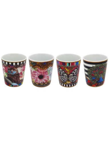 MELLI MELLO SET 4 TAZZE CAFFE' - MELLI MELLO