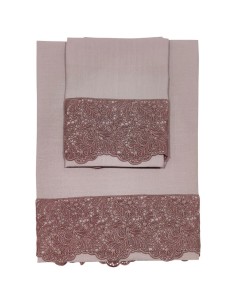 OPIFICIO DEI SOGNI SET 2 ASCIUGAMANI VISO E OSPITE IN...