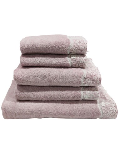 DAVID COMPLETO BAGNO 6 PEZZI CON PIZZO - EVA