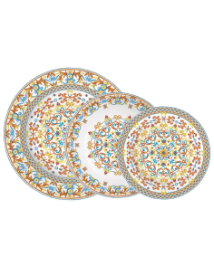 EASY LIFE SERVIZIO PIATTI 48 PEZZI - MEDITERRANEO ORANGE