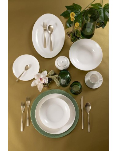 EVVIVA SERVIZIO PIATTI 51 PEZZI - SANTORINI