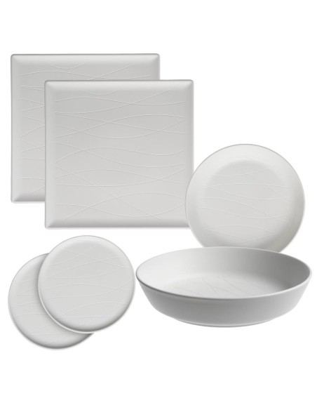 GALBIATI SERVIZIO PIATTI 2 POSTI 6 PZ - TAHITI