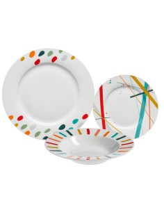 MOPITA SERVIZIO PIATTI 18 PEZZI - ARLECCHINO