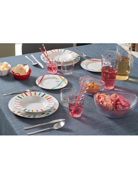 MOPITA SERVIZIO PIATTI 18 PEZZI - ARLECCHINO