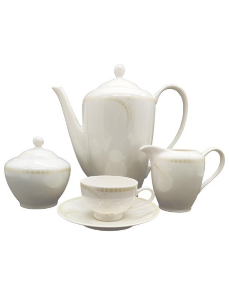 PIERRE CARDIN SERVIZIO PIATTI 27 PEZZI - MAIANA IVORY