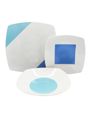 TENDENZE SERVIZIO PIATTI 35 PEZZI - GEOMETRIA