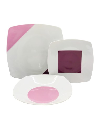 TENDENZE SERVIZIO PIATTI 35 PEZZI - GEOMETRIA
