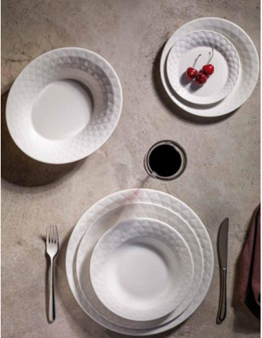 TOGNANA SERVIZIO PIATTI 19 PEZZI - DIAMANTE
