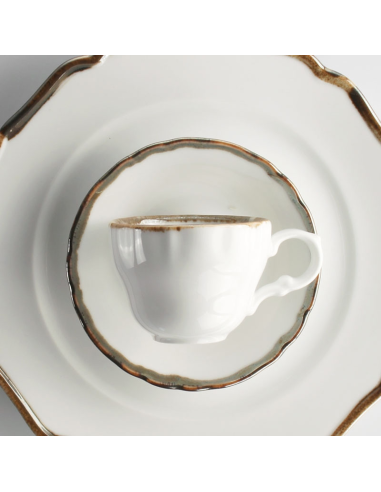 WEISSESTAL SERVIZIO PIATTI 48 PEZZI - RIVER METAL