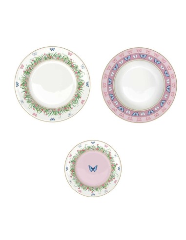 EASY LIFE SERVIZIO TAVOLA 18 PZ - SPRING PARADE