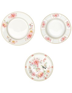 EASY LIFE SERVIZIO TAVOLA 63 PEZZI - A DAY IN THE GARDEN