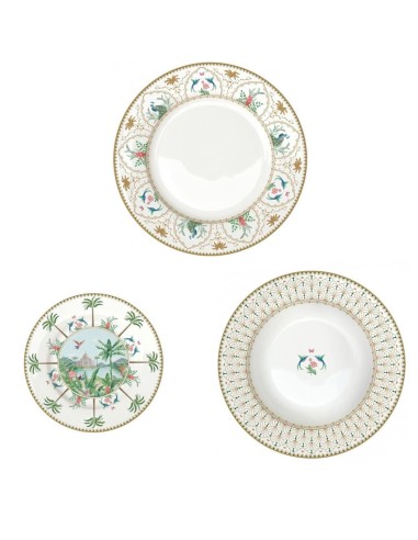 EASY LIFE SERVIZIO TAVOLA 36 PZ - PARADISE SAUVAGE
