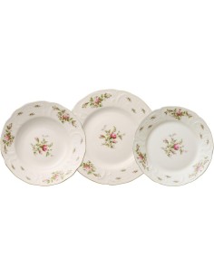 ROSENTHAL SANSSOUCI SERVIZIO TAVOLA 40 PZ - MOOSROSE NEU...