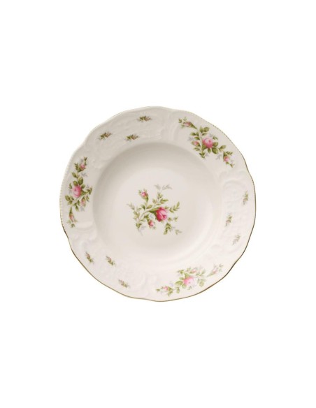 ROSENTHAL SANSSOUCI SERVIZIO TAVOLA 40 PZ - MOOSROSE NEU POLIERGOLD RAMONA