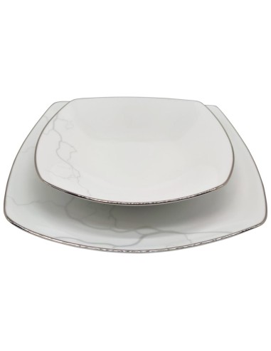 TENDENZE SERVIZIO PIATTI 26 PZ - BOGA PLATINUM