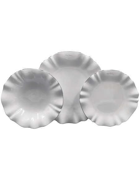 PIERRE CARDIN SERVIZIO PIATTI 51 PEZZI - AMELIA SWING PLATINUM