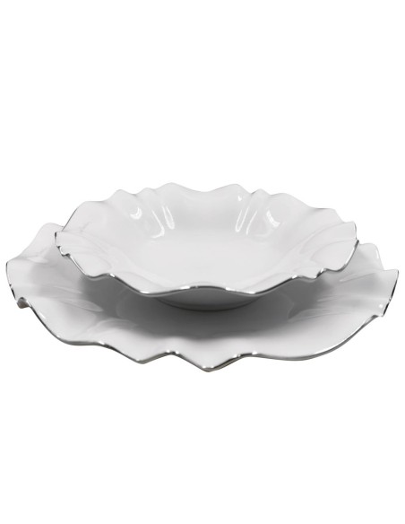 PIERRE CARDIN SERVIZIO PIATTI 51 PEZZI - AMELIA SWING PLATINUM