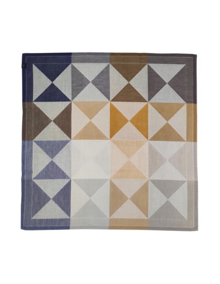 LE JACQUARD FRANCAIS SET 4 TOVAGLIOLI IN FIANDRA - ORIGAMI