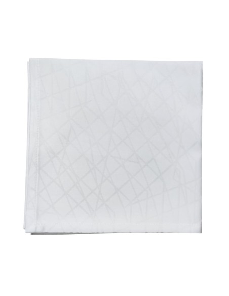ALESSANDRO BARONCELLI TOVAGLIA RETTANGOLARE DA 12 E TOVAGLIOLI - GHIACCIO BALZA