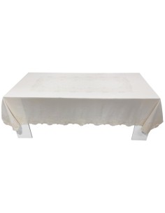 BELLAVIA TOVAGLIA 12 POSTI IN LINO CON TOVAGLIOLI