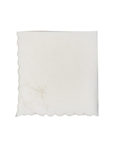 BELLAVIA TOVAGLIA 12 POSTI IN LINO CON TOVAGLIOLI