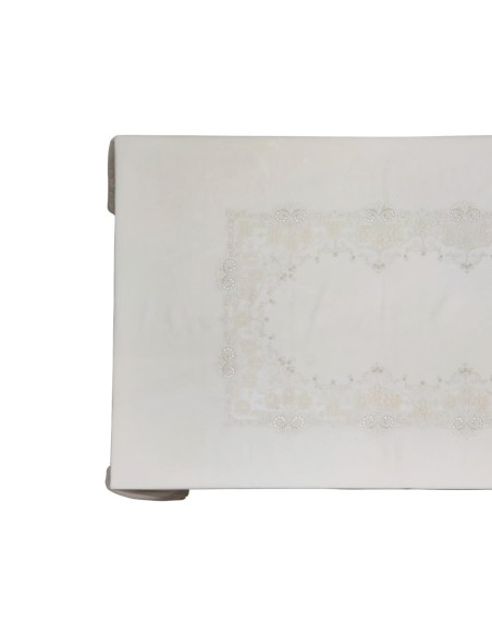 BELLAVIA TOVAGLIA 12 POSTI IN LINO CON TOVAGLIOLI